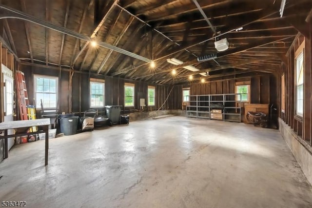 34 Millbrook Rd, Harding Twp, NJ 07976 - miscellaneous room with unfinished concrete floors and healthy amount of natural light