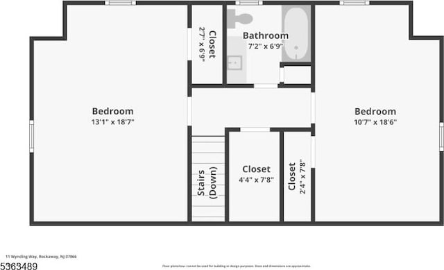 11 Wynding Way, Rockaway Twp, NJ 07866 - view of home floor plan