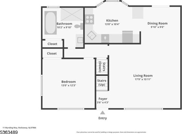 11 Wynding Way, Rockaway Twp, NJ 07866 - view of floor plan / room layout