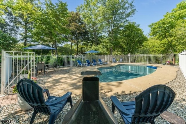 5 Fisher Ct, Raritan Twp, NJ 08822 - view of swimming pool featuring a patio