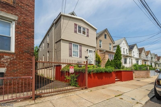 459 Maple Ave Unit 2, Elizabeth City, NJ 07202 - view of front facade with a residential view and a gate