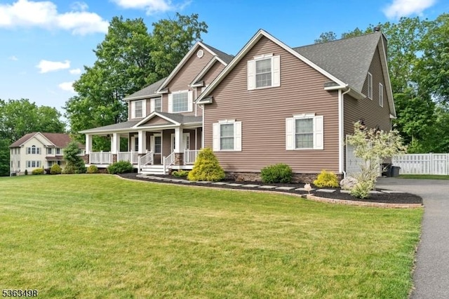 24 Eagles Nest Rd, Green Twp, NJ 07860 - view of front facade with a porch and driveway