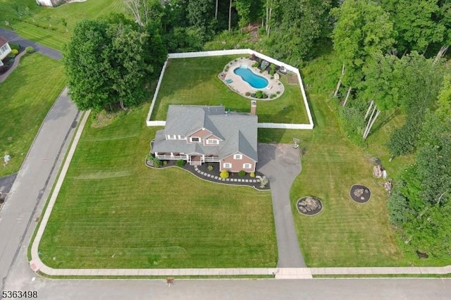 24 Eagles Nest Rd, Green Twp, NJ 07860 - view of subject property with a pool