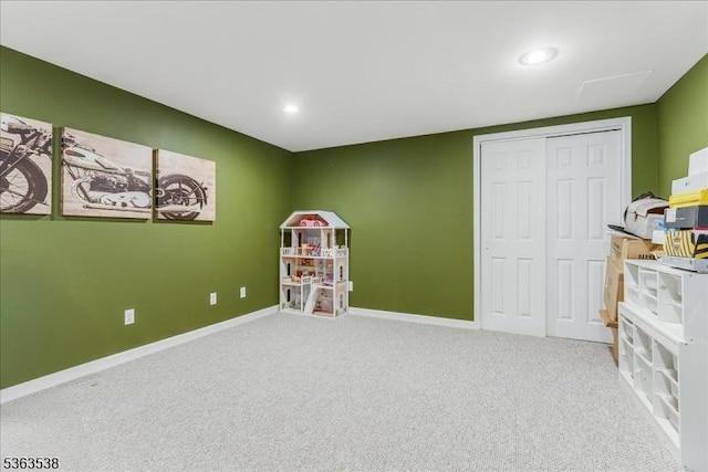 5 Brendan Dr, Mount Olive Twp, NJ 07836 - playroom with carpet flooring and recessed lighting