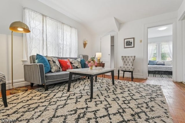 255 Ampere Pkwy, Bloomfield Twp, NJ 07003 - living area with hardwood / wood-style flooring