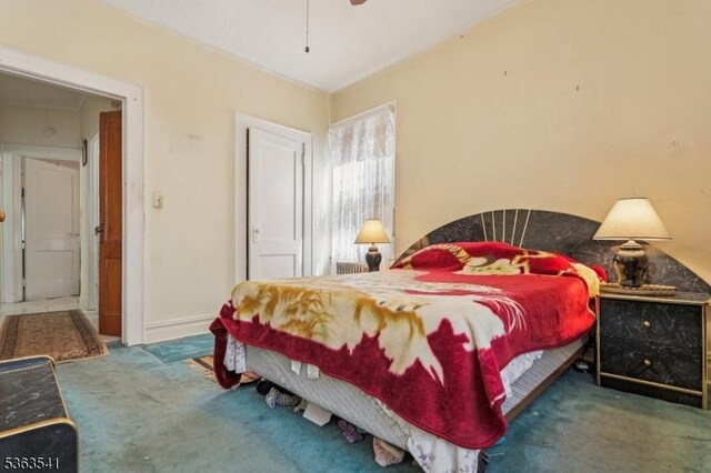 255 Ampere Pkwy, Bloomfield Twp, NJ 07003 - bedroom featuring carpet flooring and ceiling fan