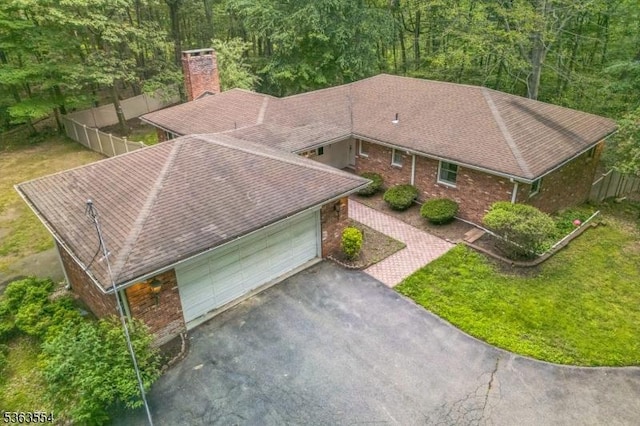 3 Christine Ct, Kinnelon Boro, NJ 07405 - aerial view of property and surrounding area with a heavily wooded area