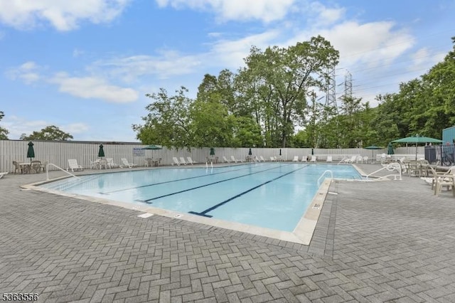 2467 State Route 10, Parsippany-Troy Hills Twp, NJ 07950 - community pool with a patio area