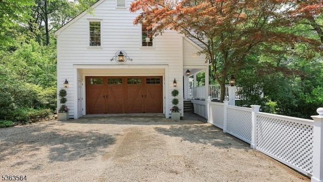 80 Clark Rd, Bernardsville Boro, NJ 07924 - view of front of house featuring driveway and a garage