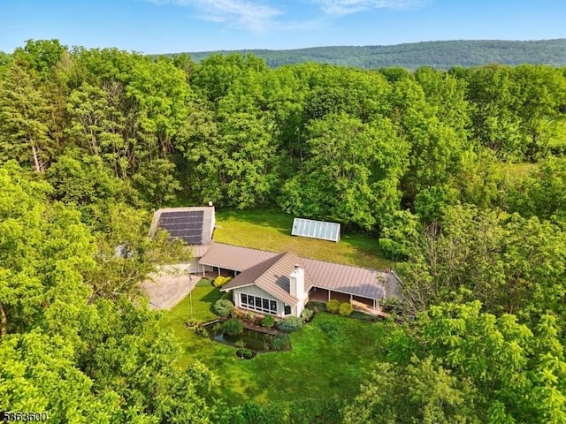 525 Watters Rd, Mansfield Twp, NJ 07840 - view of subject property with a heavily wooded area