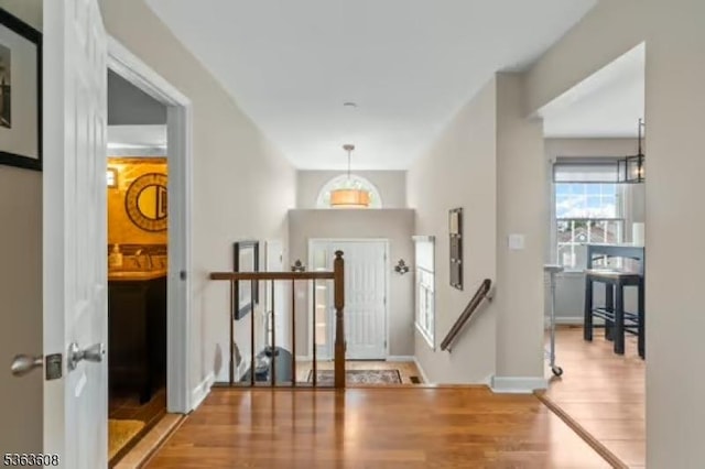32 Ryan Ln, Lincoln Park Boro, NJ 07035 - foyer entrance featuring wood finished floors
