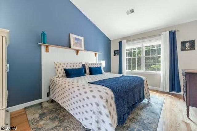 32 Ryan Ln, Lincoln Park Boro, NJ 07035 - bedroom featuring wood finished floors and lofted ceiling