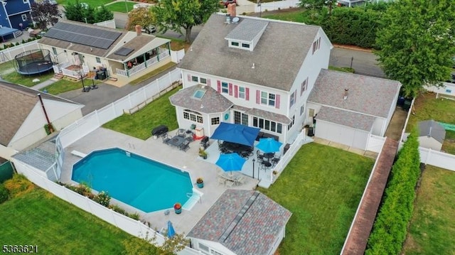 44 Shetland Dr, Clark Twp, NJ 07066 - view of subject property featuring a pool area