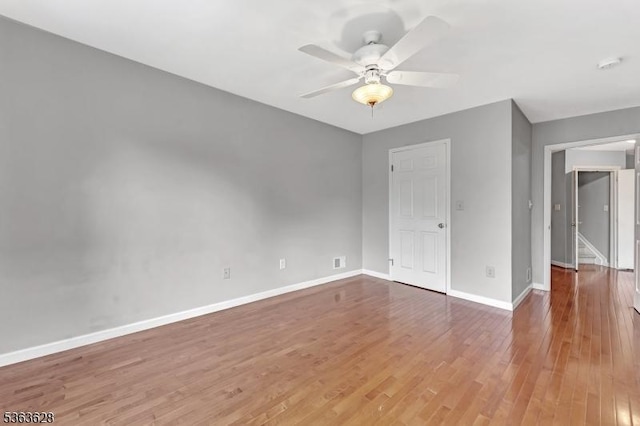 22 Flemming Dr, Hillsborough Twp, NJ 08844 - unfurnished room featuring ceiling fan and wood finished floors