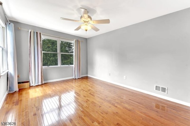 22 Flemming Dr, Hillsborough Twp, NJ 08844 - unfurnished room featuring ceiling fan and light wood-style floors