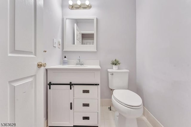 22 Flemming Dr, Hillsborough Twp, NJ 08844 - bathroom featuring vanity and tile patterned floors