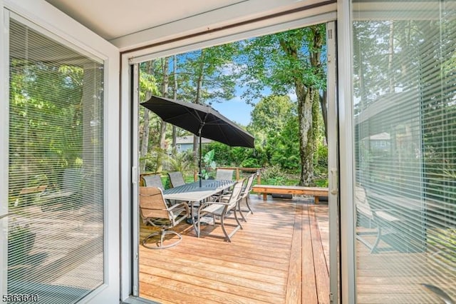 5 Leighton Dr, East Brunswick Twp, NJ 08816 - doorway to outside with wood finished floors