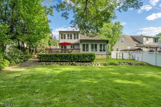 27 Brook Rd, New Providence Boro, NJ 07974 - back of property