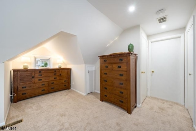 27 Brook Rd, New Providence Boro, NJ 07974 - carpeted bedroom with vaulted ceiling