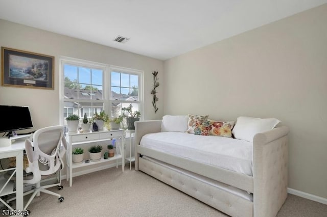 1111 Worthington Ct, Denville Twp, NJ 07834 - bedroom featuring light carpet and an office area