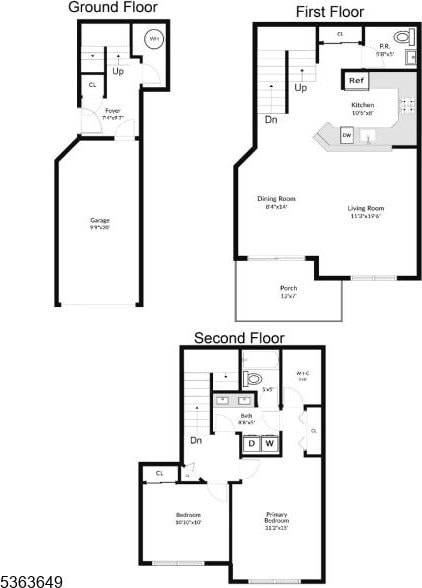 1111 Worthington Ct, Denville Twp, NJ 07834 - view of home floor plan