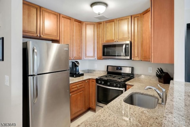 1111 Worthington Ct, Denville Twp, NJ 07834 - kitchen with stainless steel appliances and light stone counters