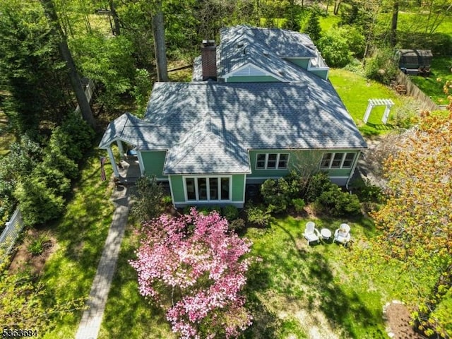 135 Weston Ave, Chatham Boro, NJ 07928 - aerial view of property and surrounding area