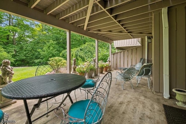 48 Dexter Dr N, Bernards Twp, NJ 07920 - view of patio / terrace with outdoor dining area