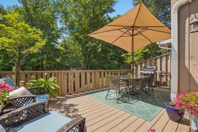 48 Dexter Dr N, Bernards Twp, NJ 07920 - deck featuring outdoor dining area and area for grilling