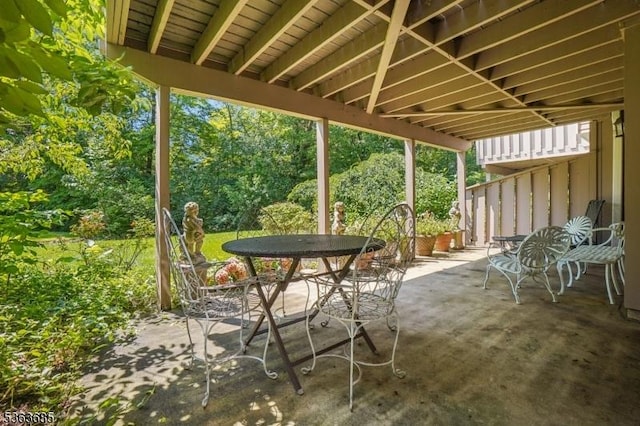 48 Dexter Dr N, Bernards Twp, NJ 07920 - view of patio with outdoor dining area