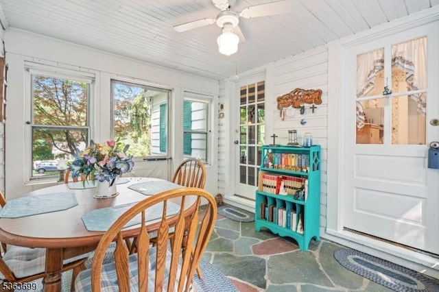 6 Penn Ave, Andover Twp, NJ 07860 - sunroom / solarium with wood ceiling and crown molding