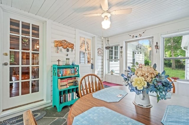 6 Penn Ave, Andover Twp, NJ 07860 - sunroom featuring wooden ceiling