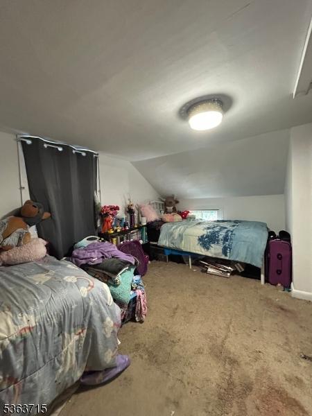 100 Myrtle Ave, Washington Boro, NJ 07882 - bedroom featuring lofted ceiling and carpet flooring