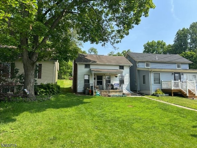 100 Myrtle Ave, Washington Boro, NJ 07882 - rear view of house with a lawn