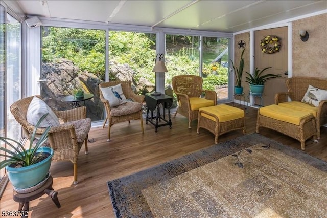 130 Lake Iliff Rd, Andover Twp, NJ 07860 - sunroom / solarium with wood finished floors, healthy amount of natural light, and floor to ceiling windows