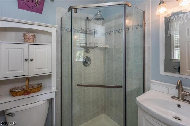 130 Lake Iliff Rd, Andover Twp, NJ 07860 - bathroom featuring vanity and a shower stall
