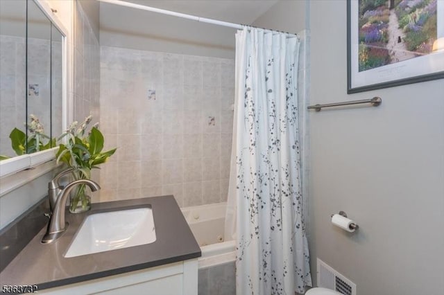 130 Lake Iliff Rd, Andover Twp, NJ 07860 - bathroom with a combined bath / shower with jetted tub and vanity