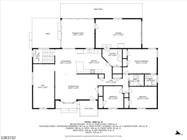 130 Lake Iliff Rd, Andover Twp, NJ 07860 - view of room layout