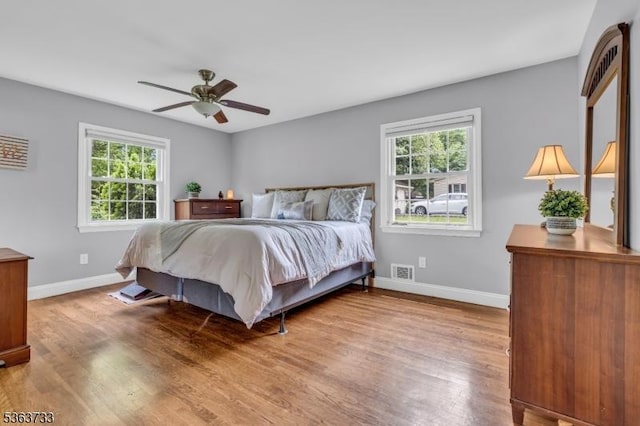 750 Saint Georges Rd, Bridgewater Twp, NJ 08807 - bedroom featuring wood finished floors and a ceiling fan