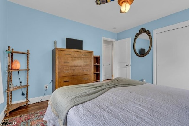 750 Saint Georges Rd, Bridgewater Twp, NJ 08807 - bedroom with wood finished floors and a closet