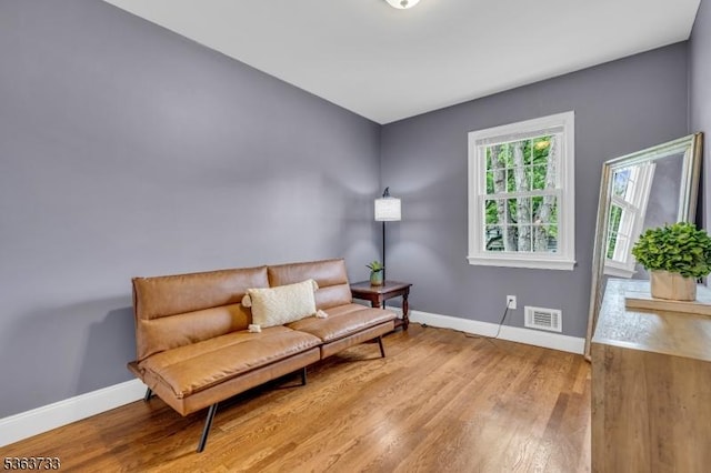 750 Saint Georges Rd, Bridgewater Twp, NJ 08807 - sitting room featuring baseboards and wood finished floors