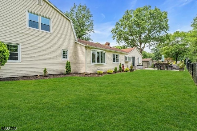 750 Saint Georges Rd, Bridgewater Twp, NJ 08807 - rear view of house featuring a chimney