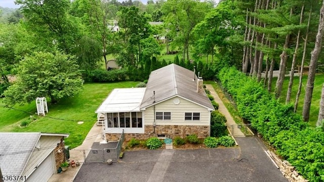 16 Hazen Rd, Mansfield Twp, NJ 07840 - view from above of property