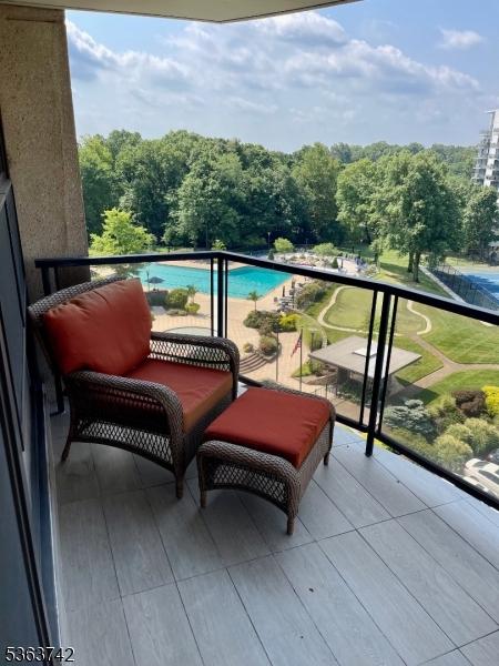 2 Claridge Dr Unit 7Ke, Verona Twp, NJ 07044 - balcony featuring view of pool area