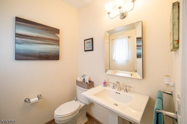 42 Bluffs Ct, Hamburg Boro, NJ 07419 - half bathroom with toilet and a sink