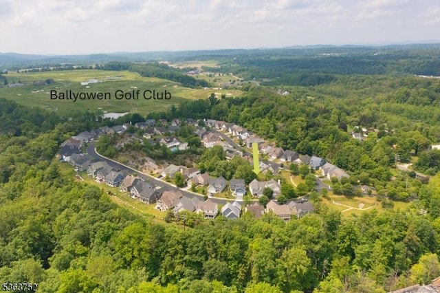 42 Bluffs Ct, Hamburg Boro, NJ 07419 - aerial view of property's location featuring a heavily wooded area and nearby suburban area