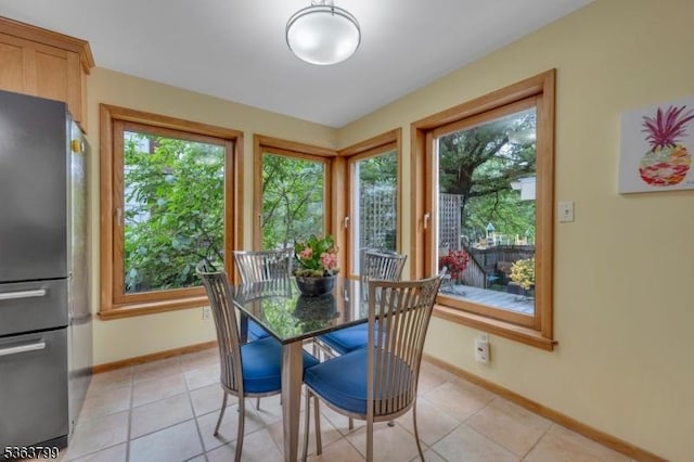 3 Adelina Ct, Cedar Grove Twp, NJ 07009 - dining area featuring baseboards and light tile patterned flooring