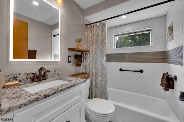 214 Glenside Pl, North Plainfield Boro, NJ 07060 - full bathroom featuring vanity and shower / bath combo