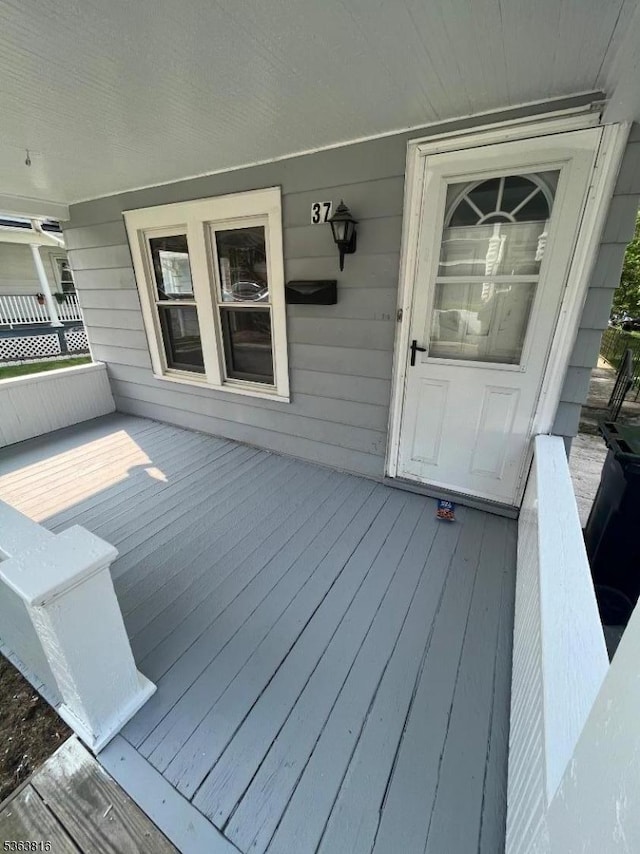 37 Cornish St, Washington Boro, NJ 07882 - view of wooden terrace