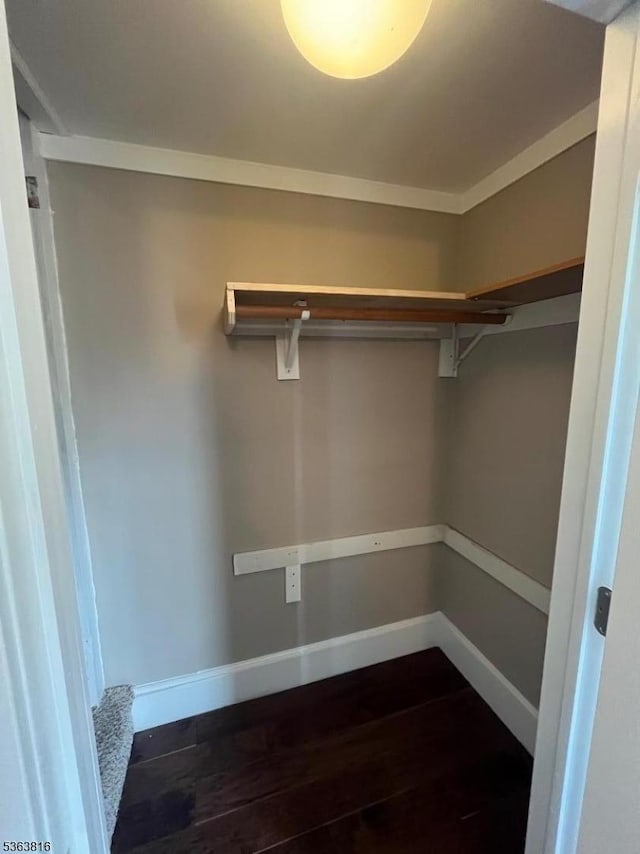 37 Cornish St, Washington Boro, NJ 07882 - walk in closet with dark wood-type flooring